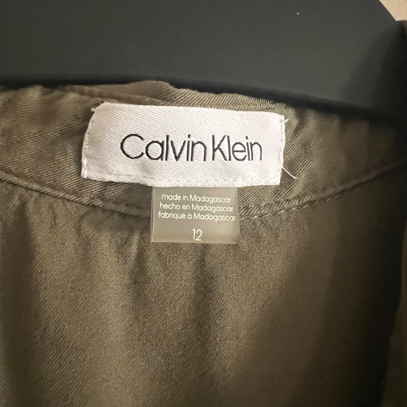 Calvin Klein Olive Dress - Picture 4 of 4